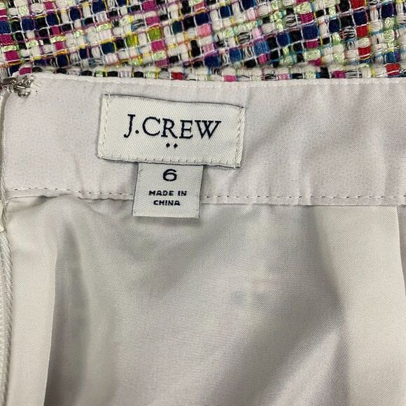 J. Crew Colorful Tweed Midi Skirt - Picture 4 of 9